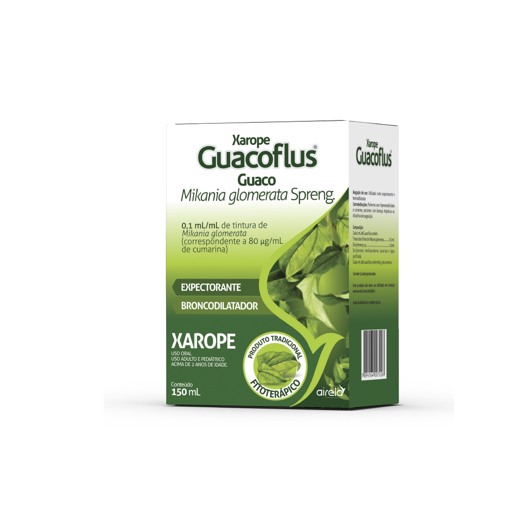Xarope de Guaco Bio Flora Expectorante e Broncodilatador Frasco 150ml Kit  Promocional 48 Unidades - Medicamentos - Magazine Luiza